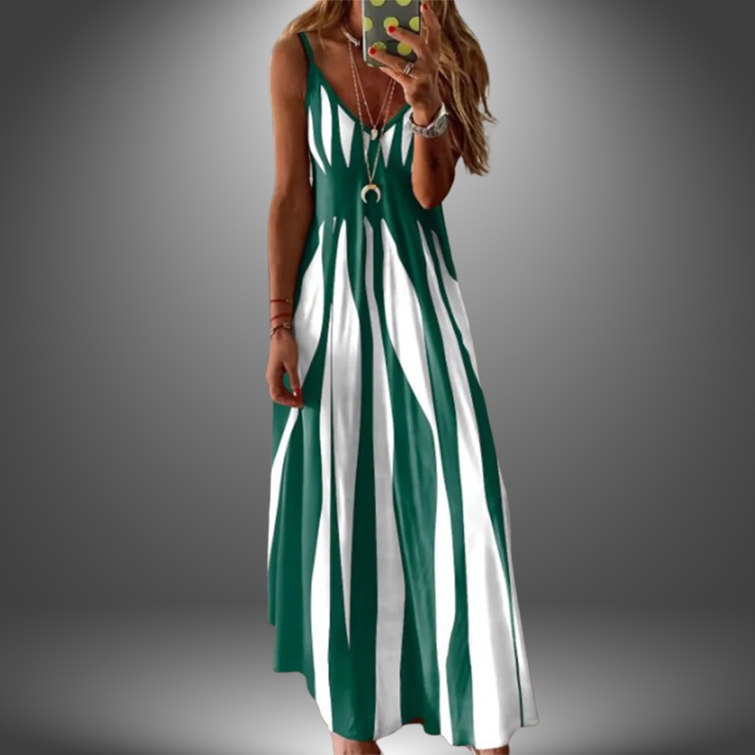 Angela | Vestido Largo Casual Hecho a Mano