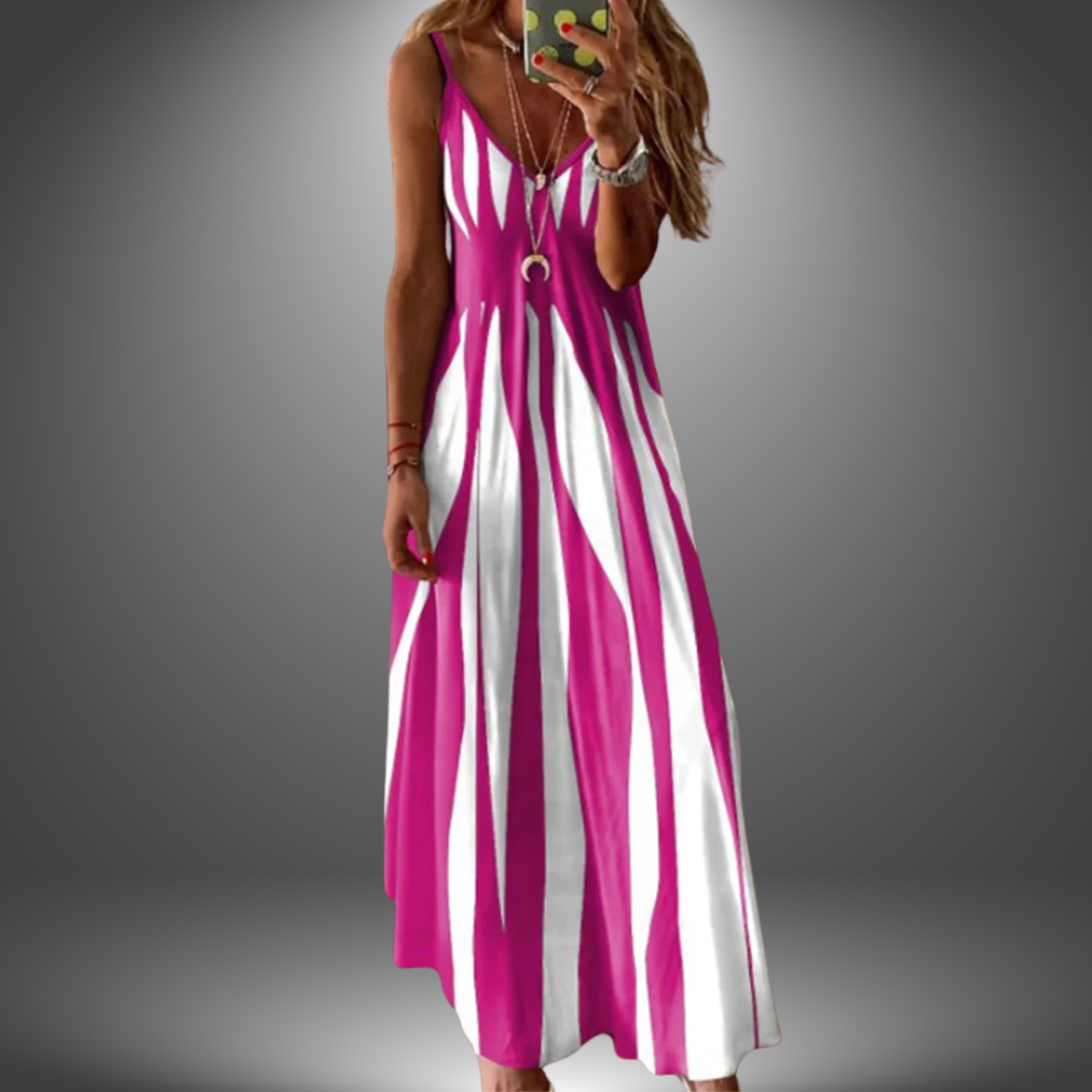 Angela | Vestido Largo Casual Hecho a Mano
