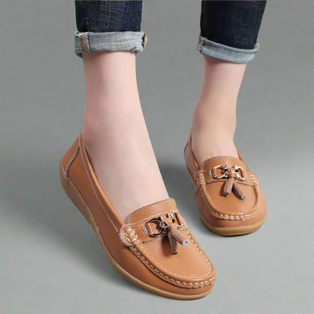 Adeltraut | Zapatillas de cuero cómodas hechas a mano