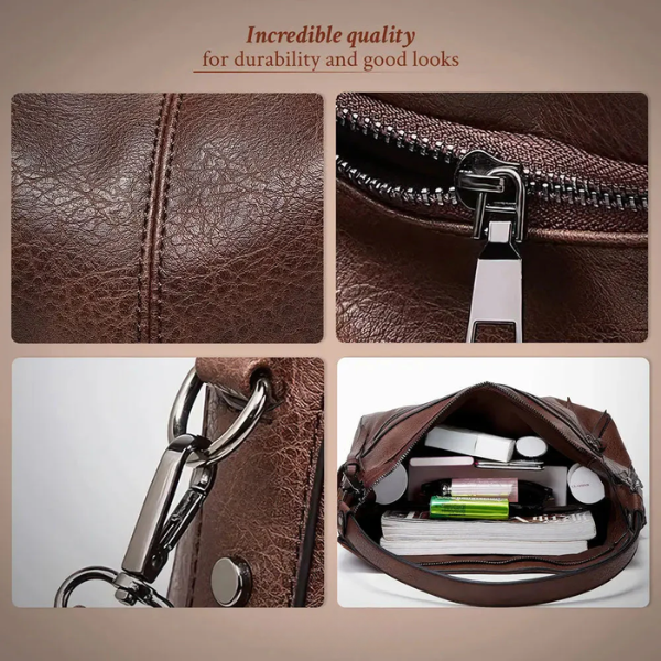 El bolso de mano de estilo refinado de Patricia
