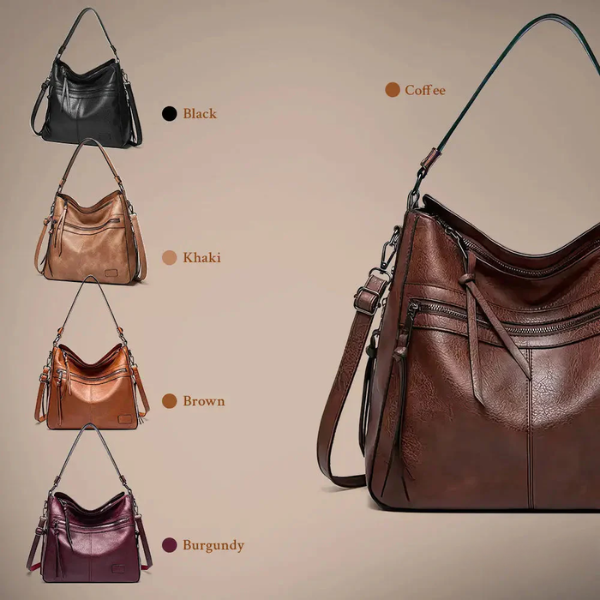 El bolso de mano de estilo refinado de Patricia