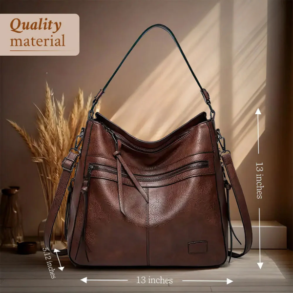 El bolso de mano de estilo refinado de Patricia