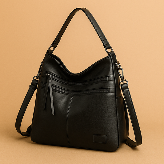 El bolso de mano de estilo refinado de Patricia