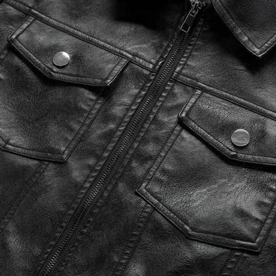 Chaqueta de piel natural